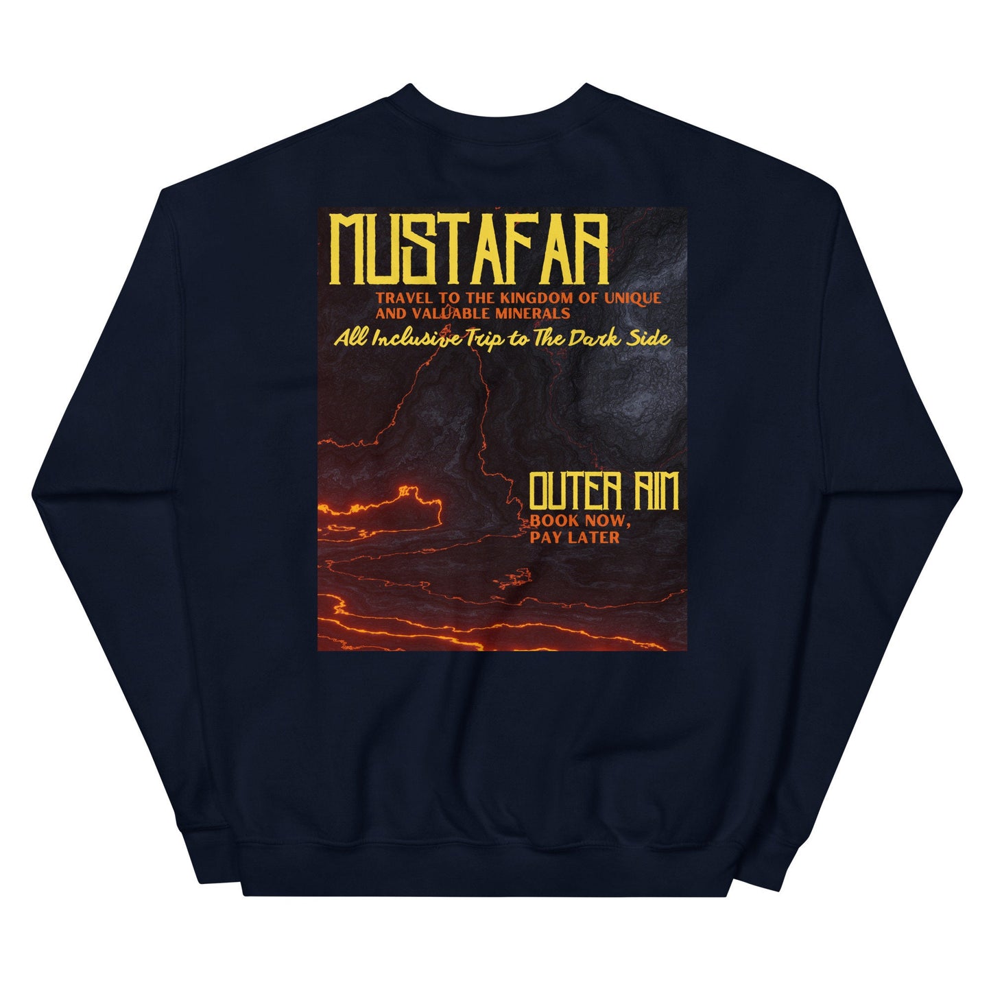 Mustafar Sweatshirt, Dark Side Outer Rim, Matching Family Unisex Crewneck