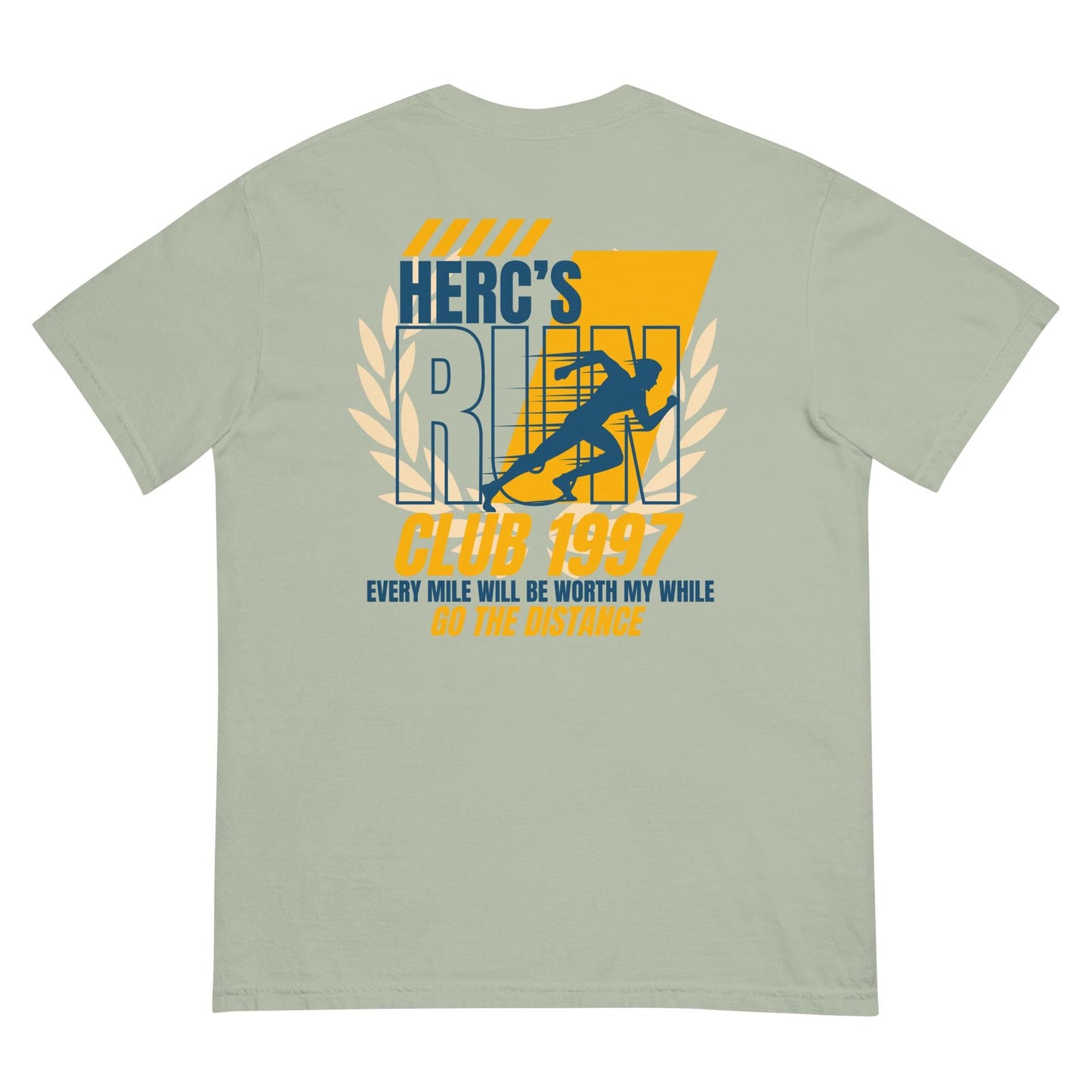 Disney Hercules Run Club Shirt, Comfort Colors Go the Distance Tee
