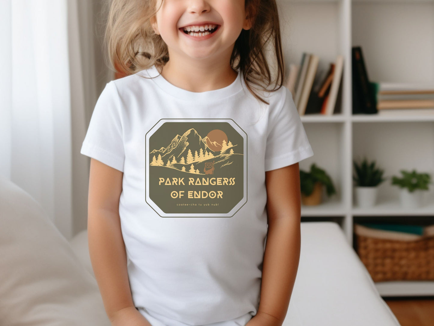 Park Rangers of Endor Toddler Shirt, Subtle Disney Family Tee