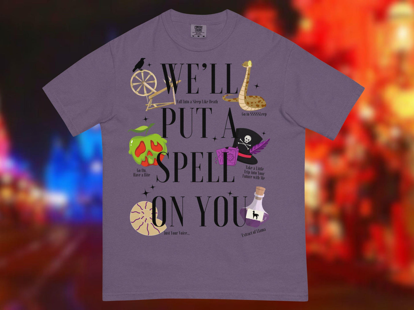 Disney Halloween Villains Shirt, Spooky Comfort Colors Tee