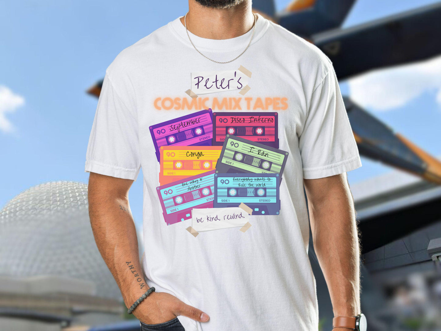 Guardians of the Galaxy Mix Tape Shirt: EPCOT Cosmic Rewind Tee
