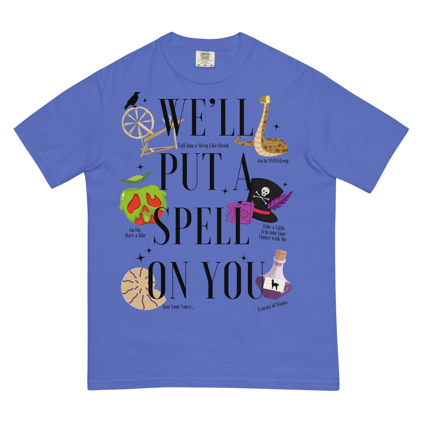 Disney Halloween Villains Shirt, Spooky Comfort Colors Tee