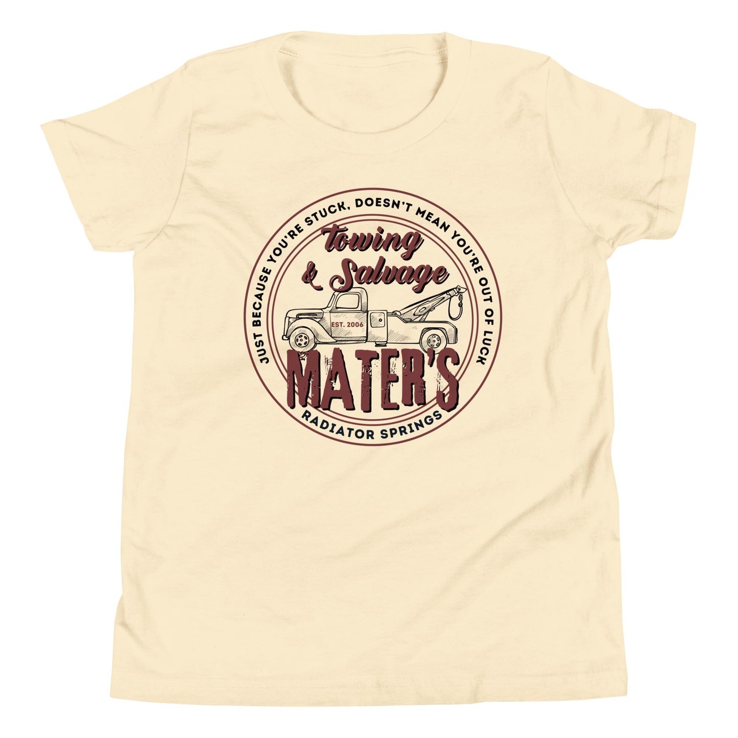 Tow Mater Disney Cars Bella Canvas Youth T-Shirt