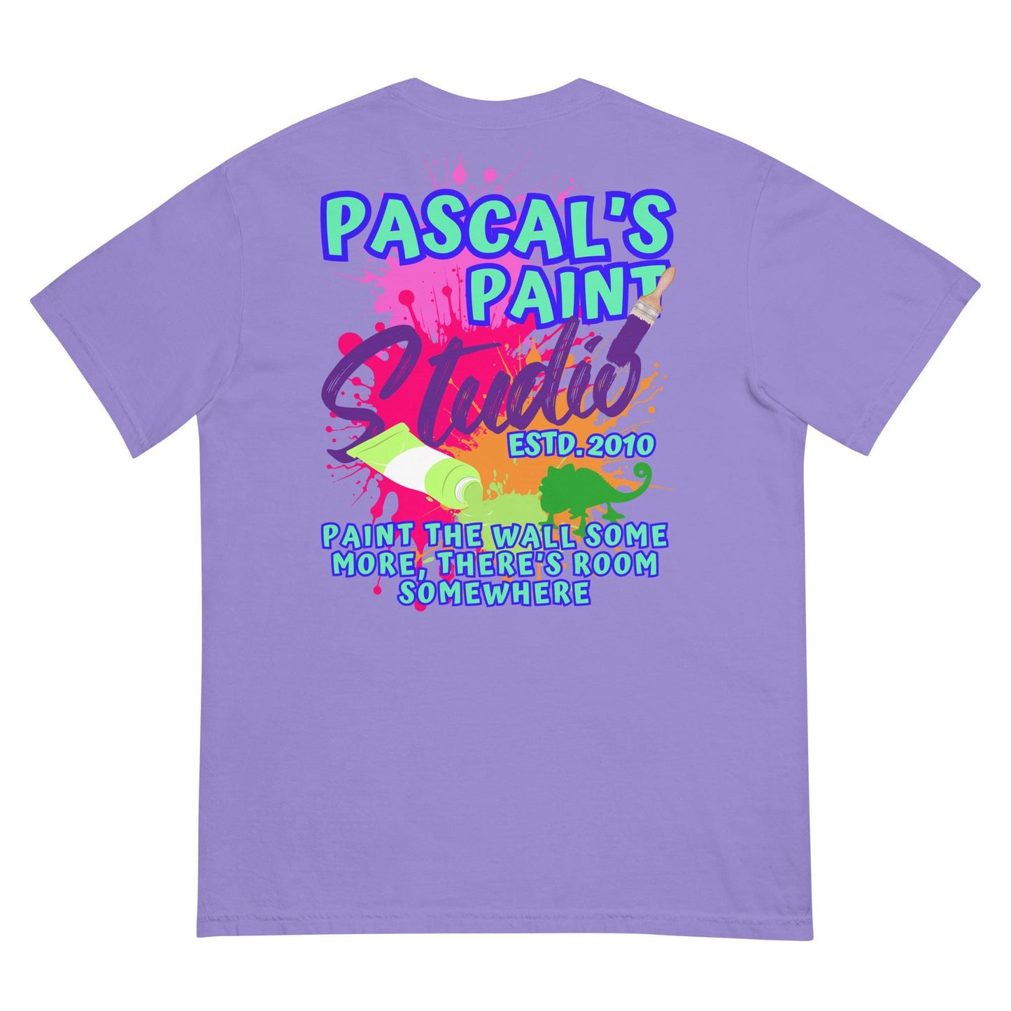 Tangled Comfort Colors T-Shirt, Pascal's Paint Shop, Disney Family Shirt