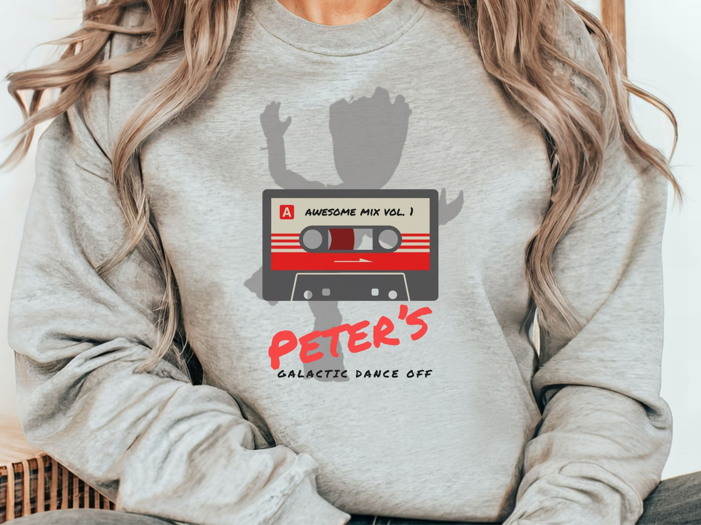 Guardians of the Galaxy Crewneck: Peter's Galactic Dance Off Sweatshirt