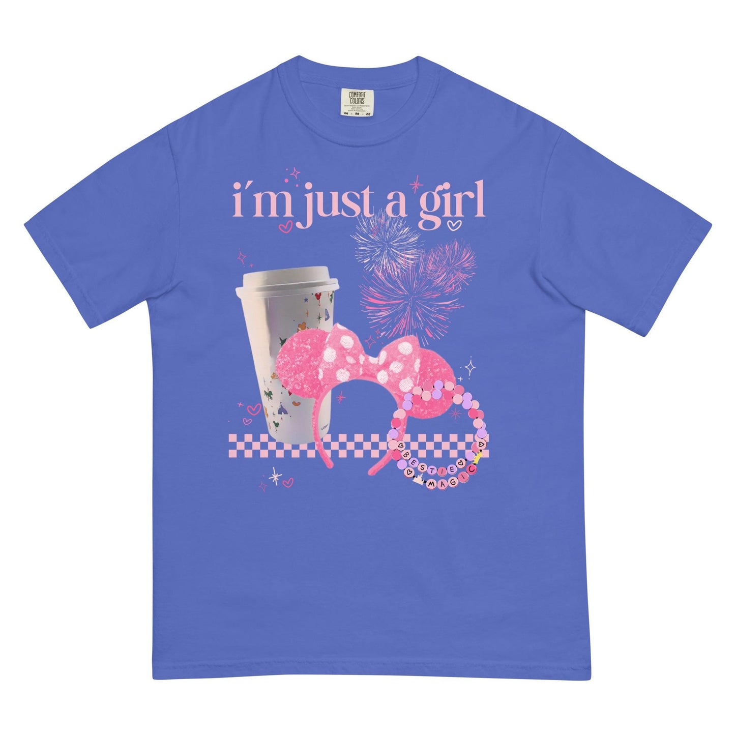 Disney Girls Trip Comfort Colors Shirt, I’m Just a Girl