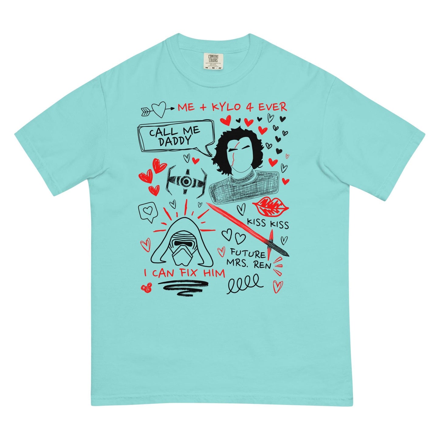 Kylo Ren Doodle Sketch Shirt: Star Wars Fan Tee