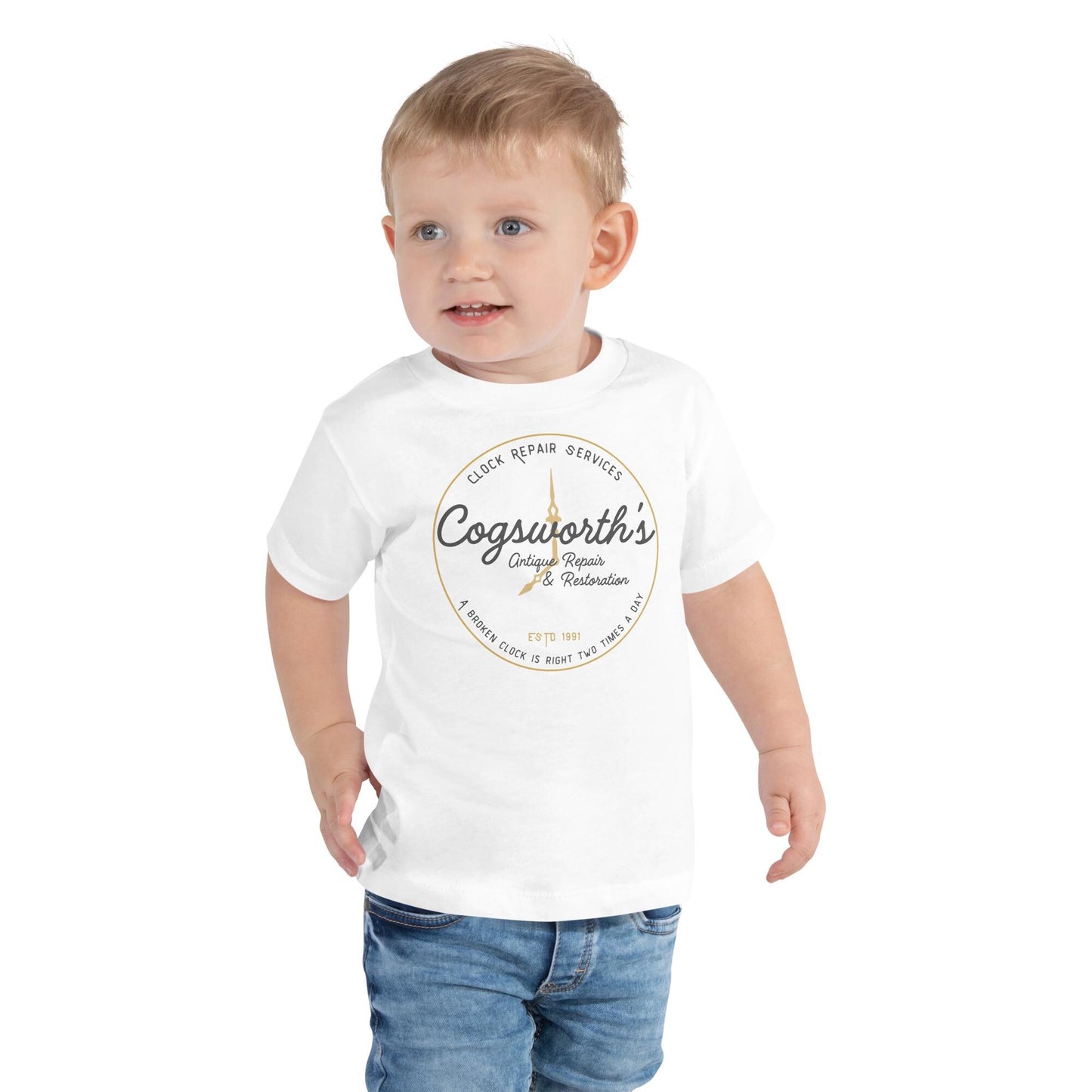 Cogsworth Beauty and The Beast Toddler T-Shirt