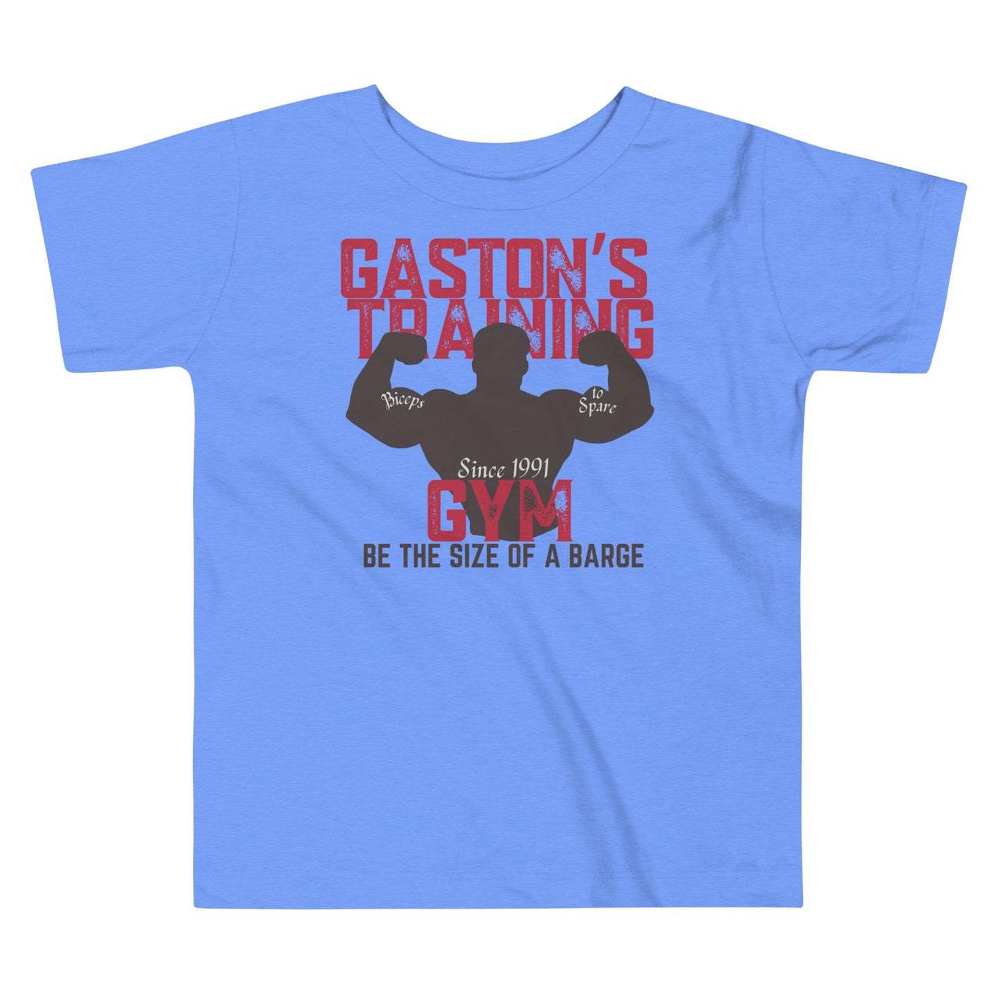 Gaston Training Toddler Shirt, Beauty and the Beast Inspired Disney Tee