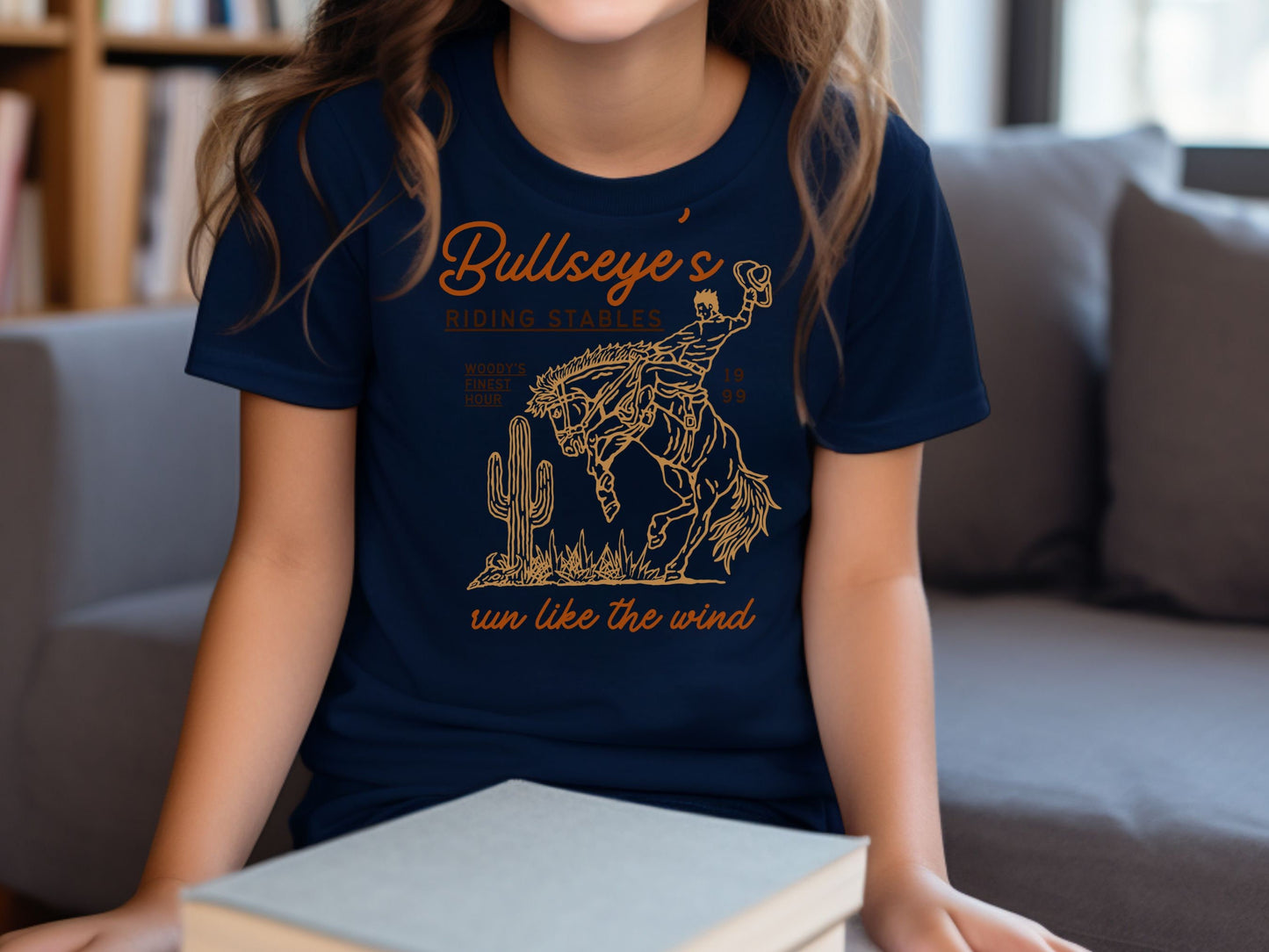 Bullseye's Riding Stables Youth Tee, Subtle Disney Family Shirt