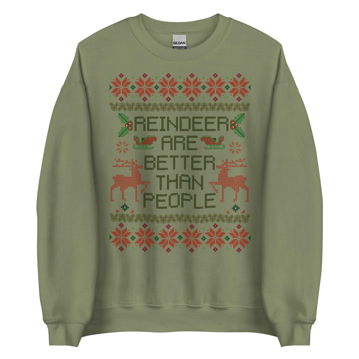 Frozen Christmas Sweatshirt, Reindeer are Better, Disney EPCOT Family Shirt