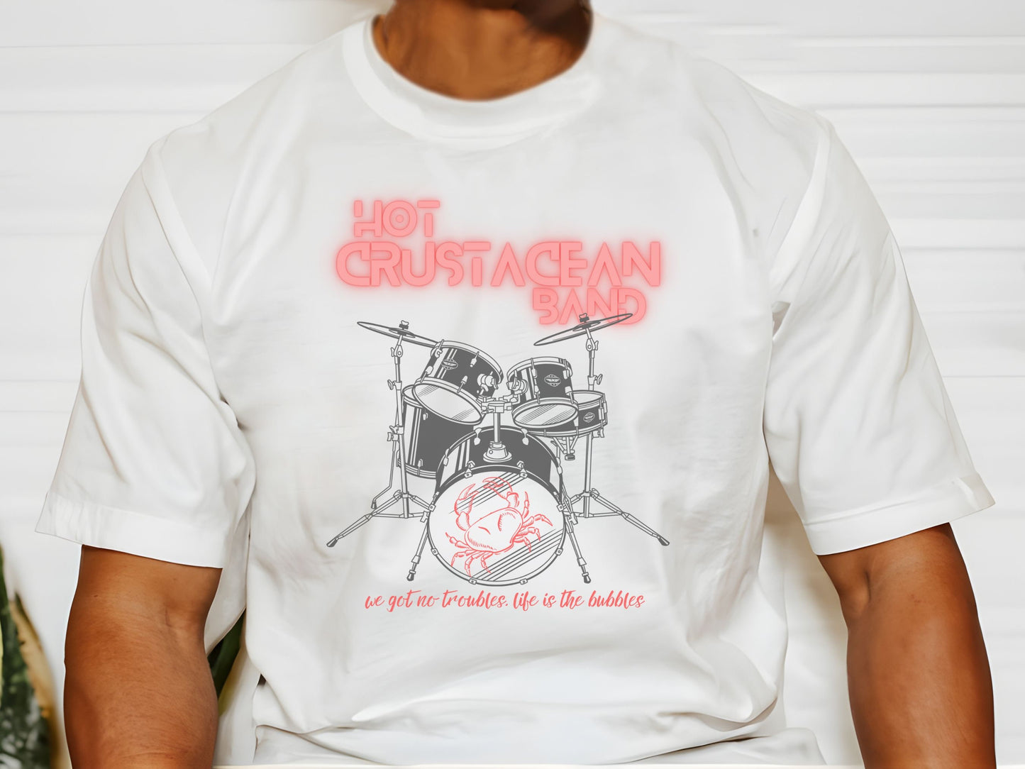 Hot Crustacean Band Bella Canvas Shirt, Subtle Disney Dad Tee