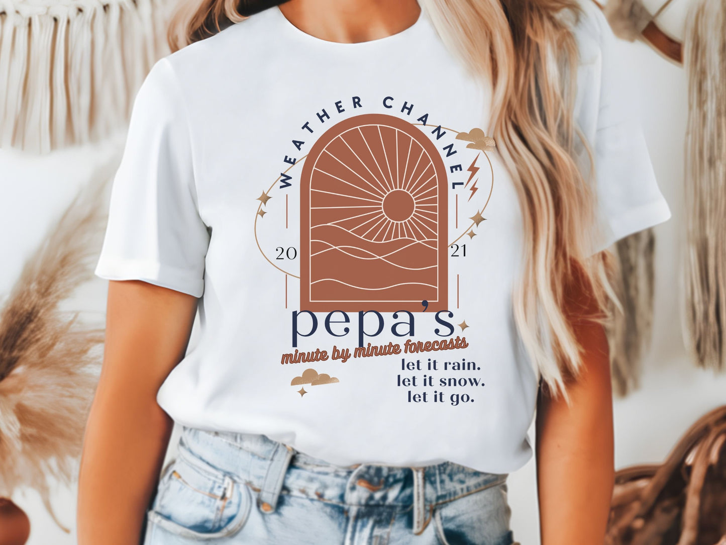 Disney Encanto Pepa's Weather Channel Disney Mom T-Shirt, Bella Canvas Short Sleeve
