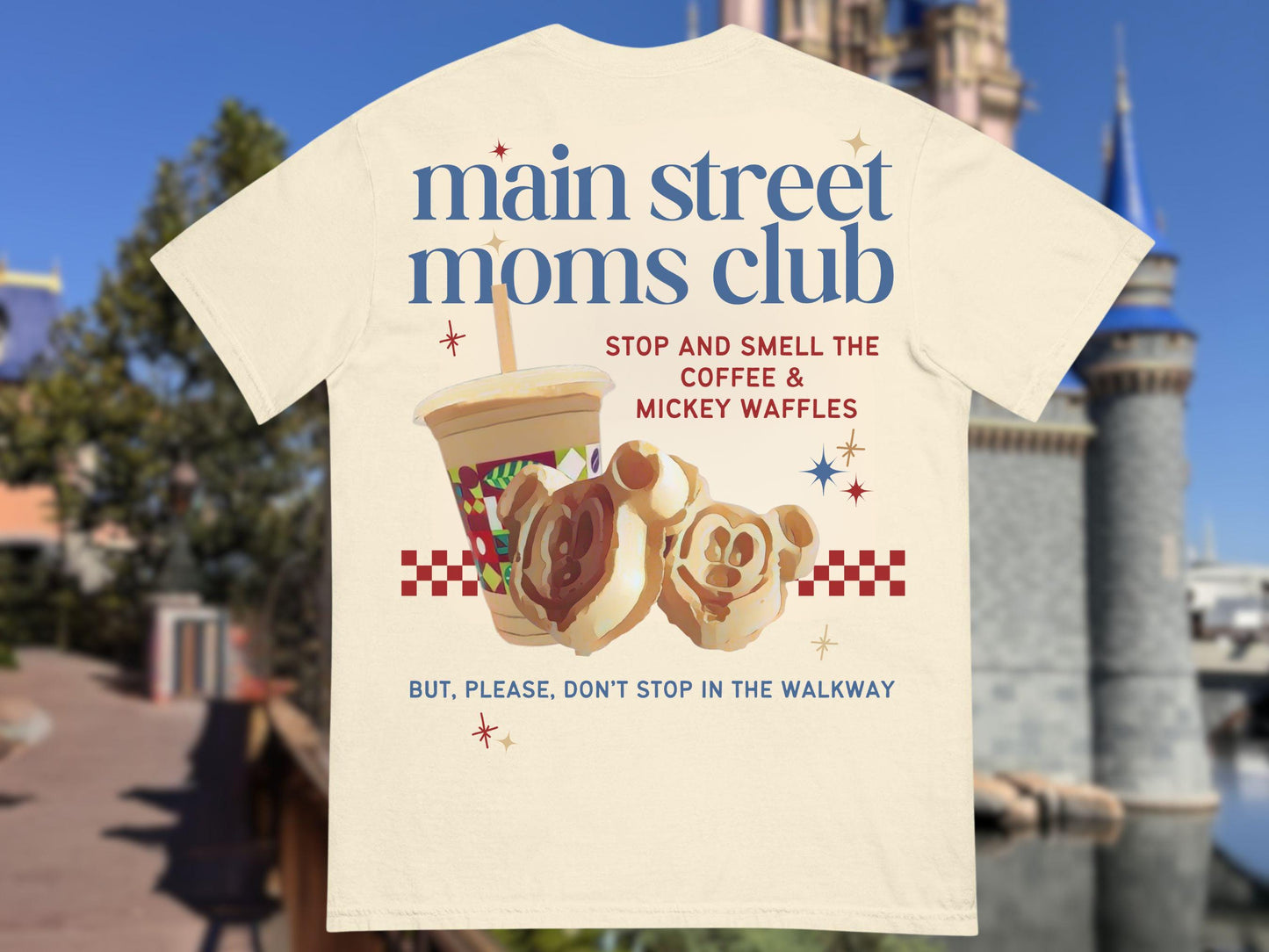 Main Street Moms Club™ Collection Comfort Colors Shirt, Disney Mom Shirt