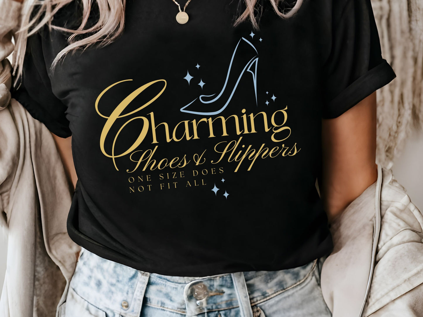 Prince Charming Slippers Disney Shirt, Bella Canvas Family Tee