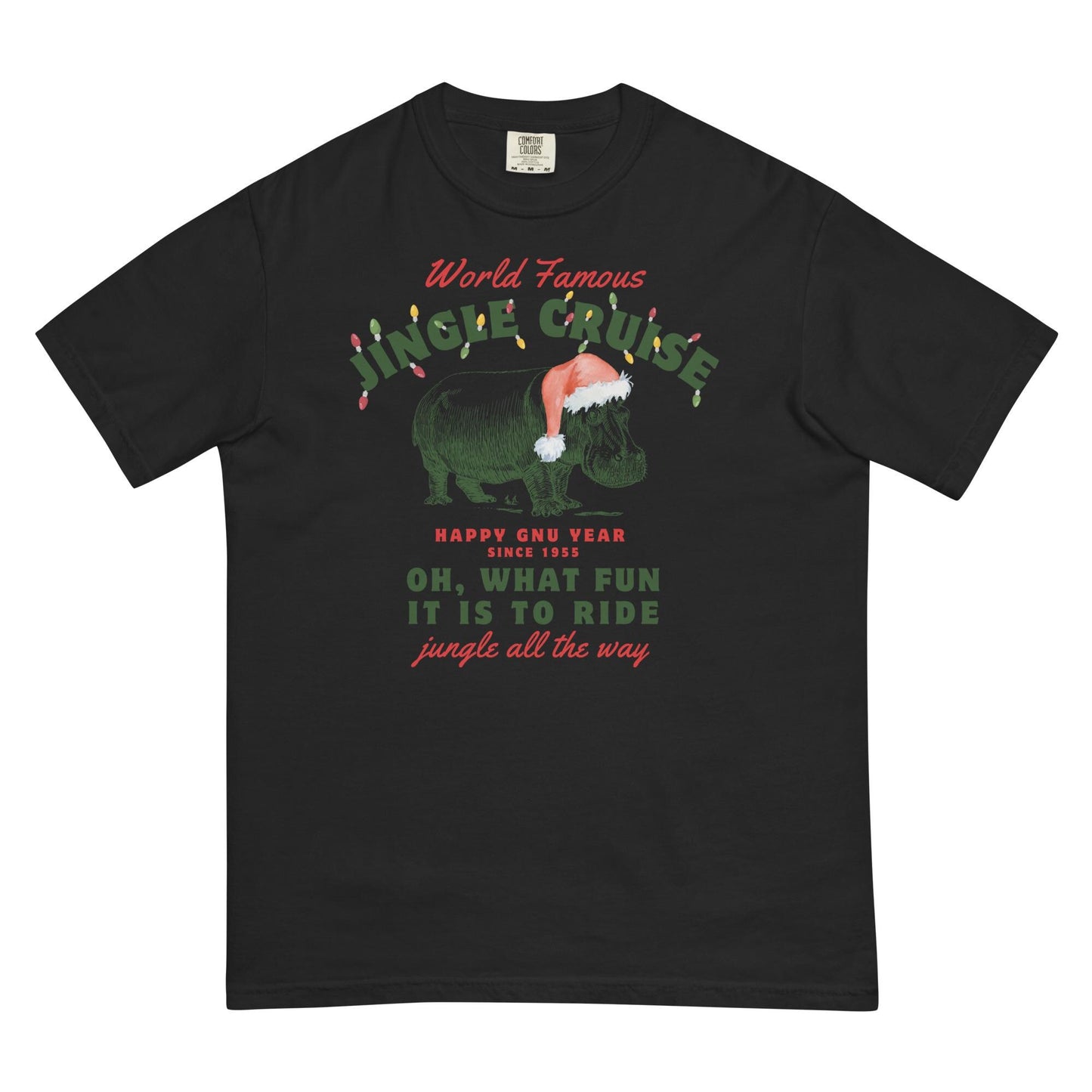 Jingle Cruise, Disney Christmas, Comfort Colors Garment Dyed Heavyweight T-Shirt, Family Shirts