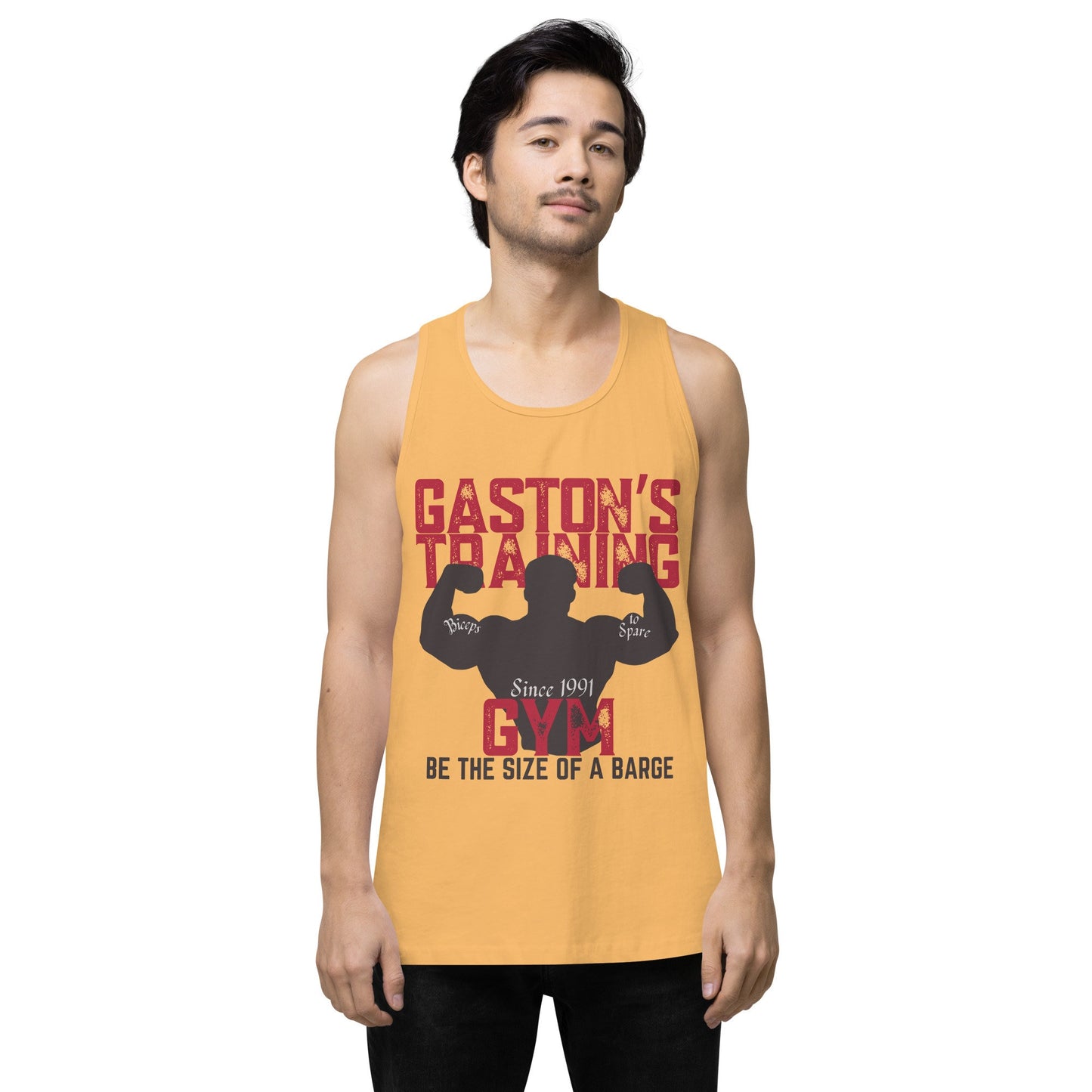Gaston's Training Gym Tank Top, Disney Dad Disneyland Shirt