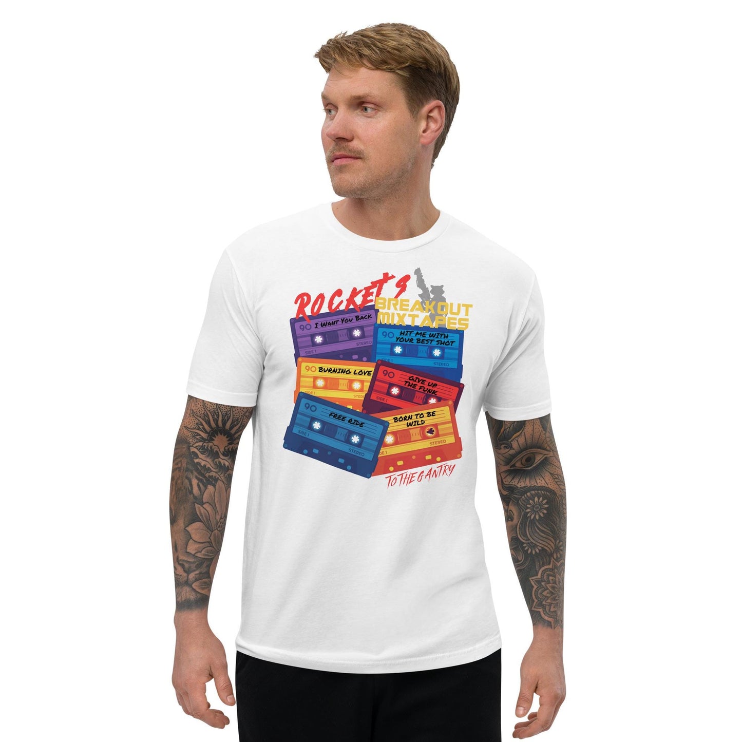 Rocket's Breakout Mixtapes, Guardians of the Galaxy Fan Shirt, Disneyland T-shirt, Disney Dad