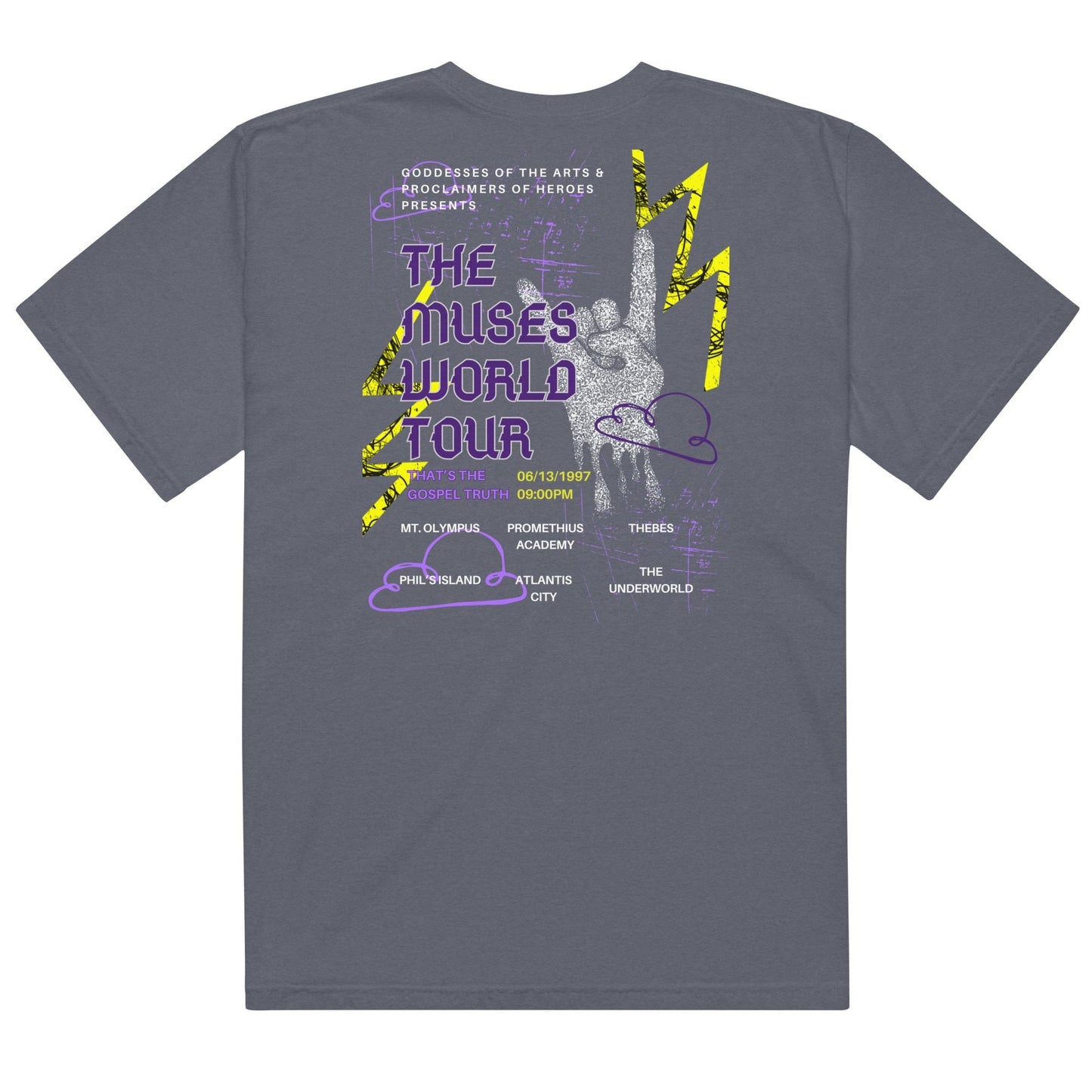 Disney Hercules Muses World Tour Comfort Colors Shirt
