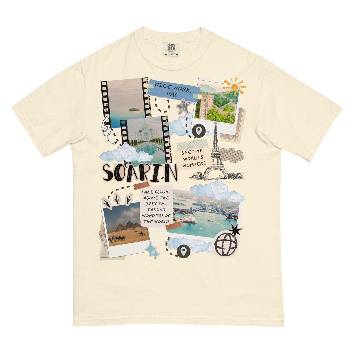 Soarin Disney Adult Scrapbook Comfort Colors Shirt