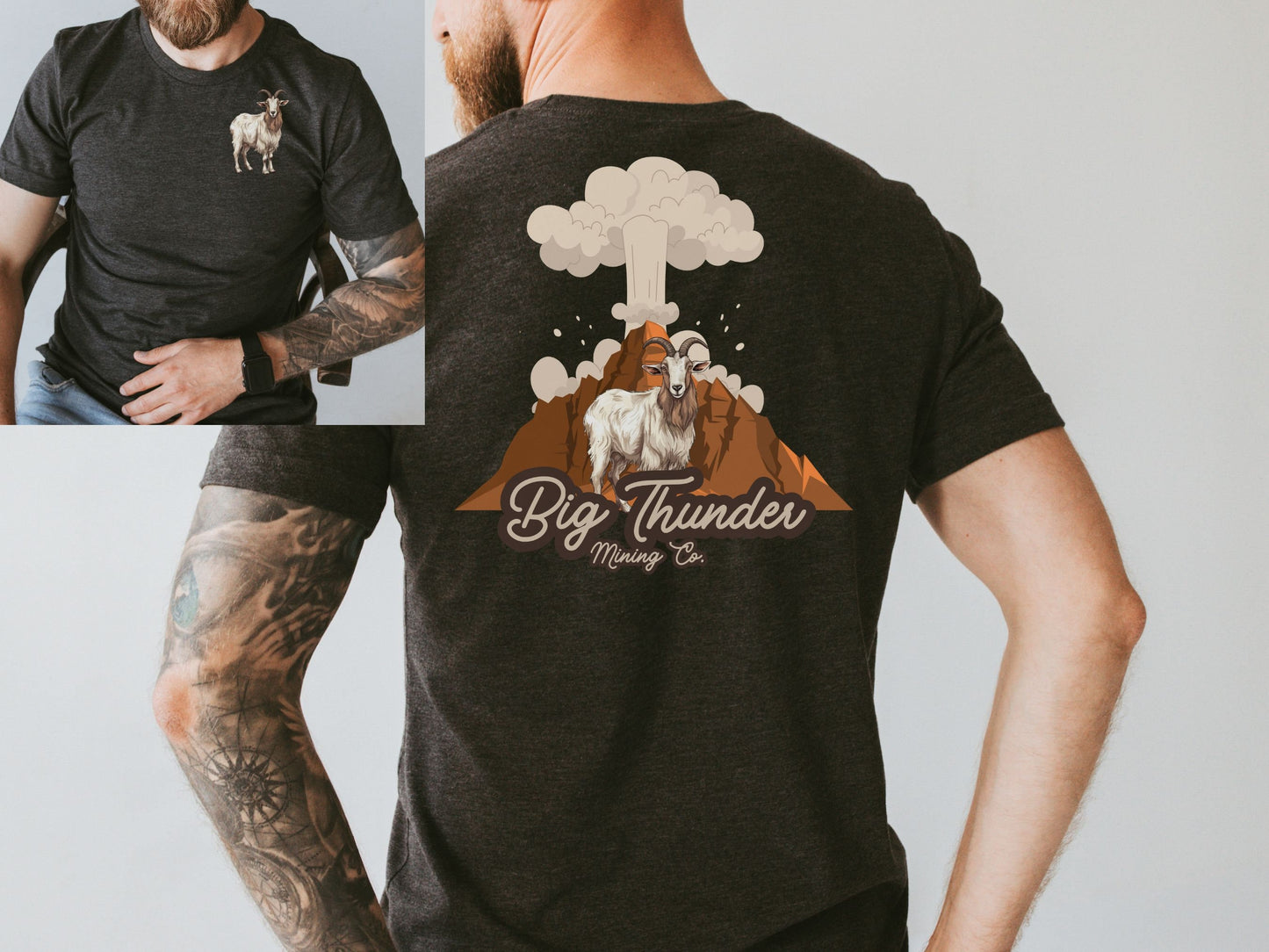 Big Thunder Goat Mountain Shirt: Bella Canvas Disneyland Family Tee