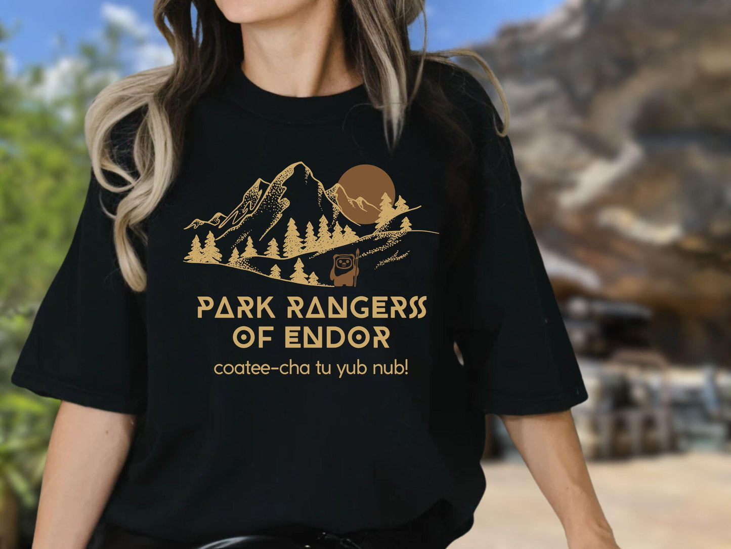 Ewok Star Wars Shirt: Park Rangers of Endor, Galaxy's Edge Tee