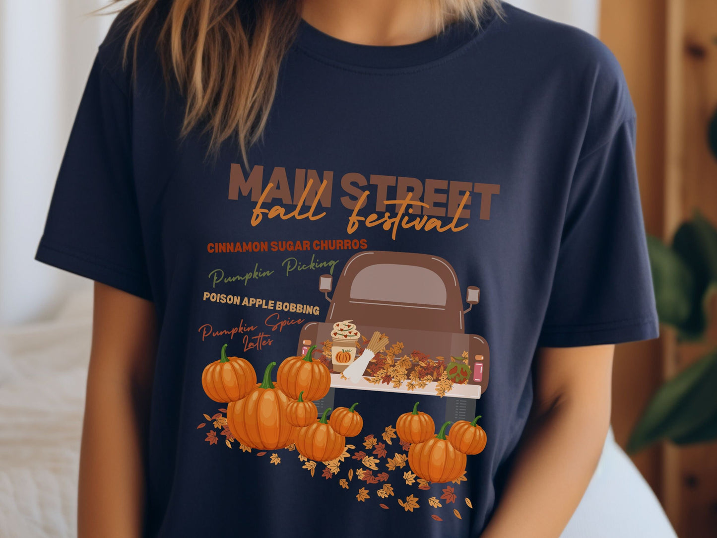 Main Street Fall Festival Shirt, Disney Family Tee, Bella Canvas