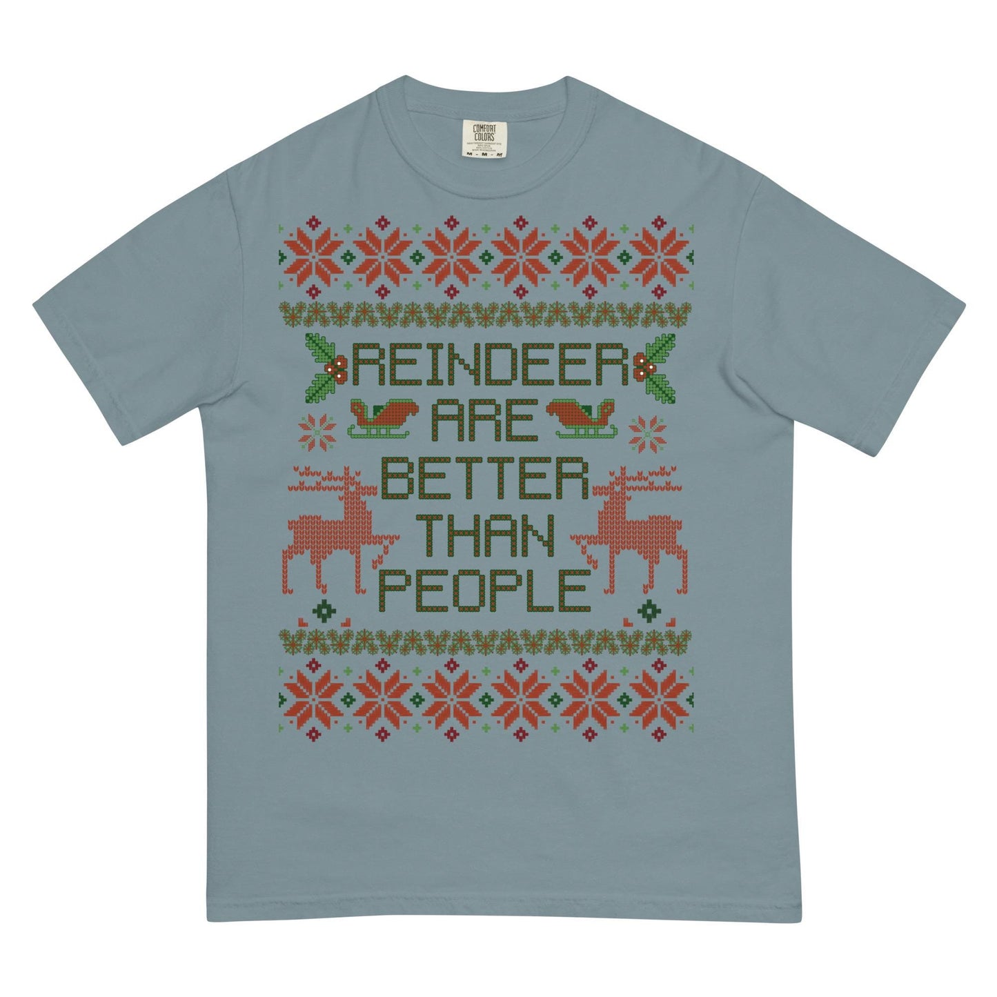 Reindeer Are Better Than People Shirt, Disney Frozen Comfort Colors Tee
