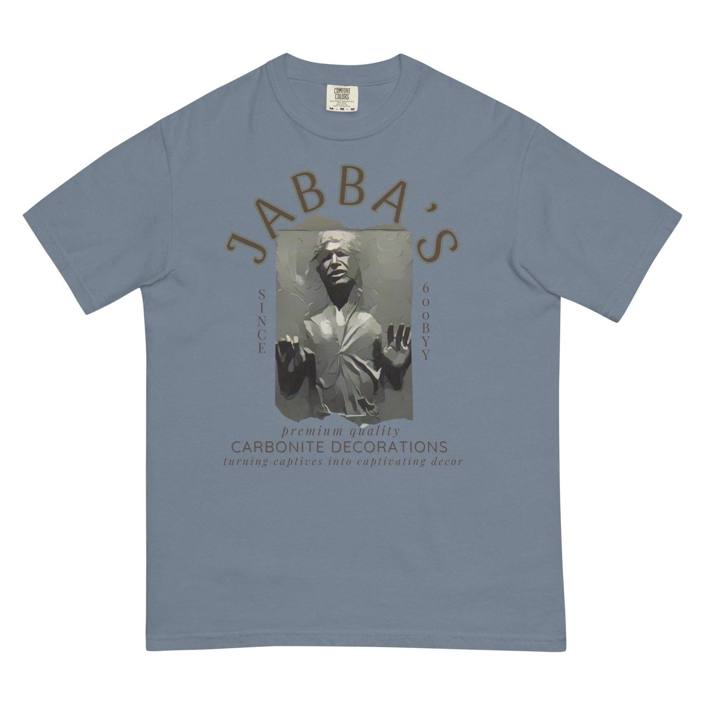 Jabba's Carbonite Heavyweight T-Shirt, Subtle Star Wars Disney Dad Shirt