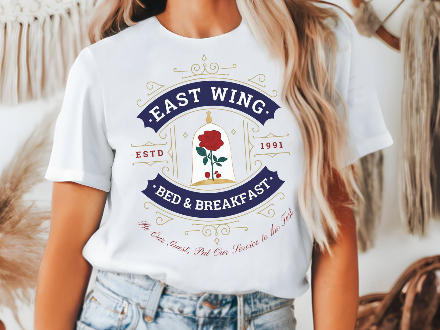Be Our Guest Disney Shirt, East Wing Bed & Breakfast Bella Canvas Tee