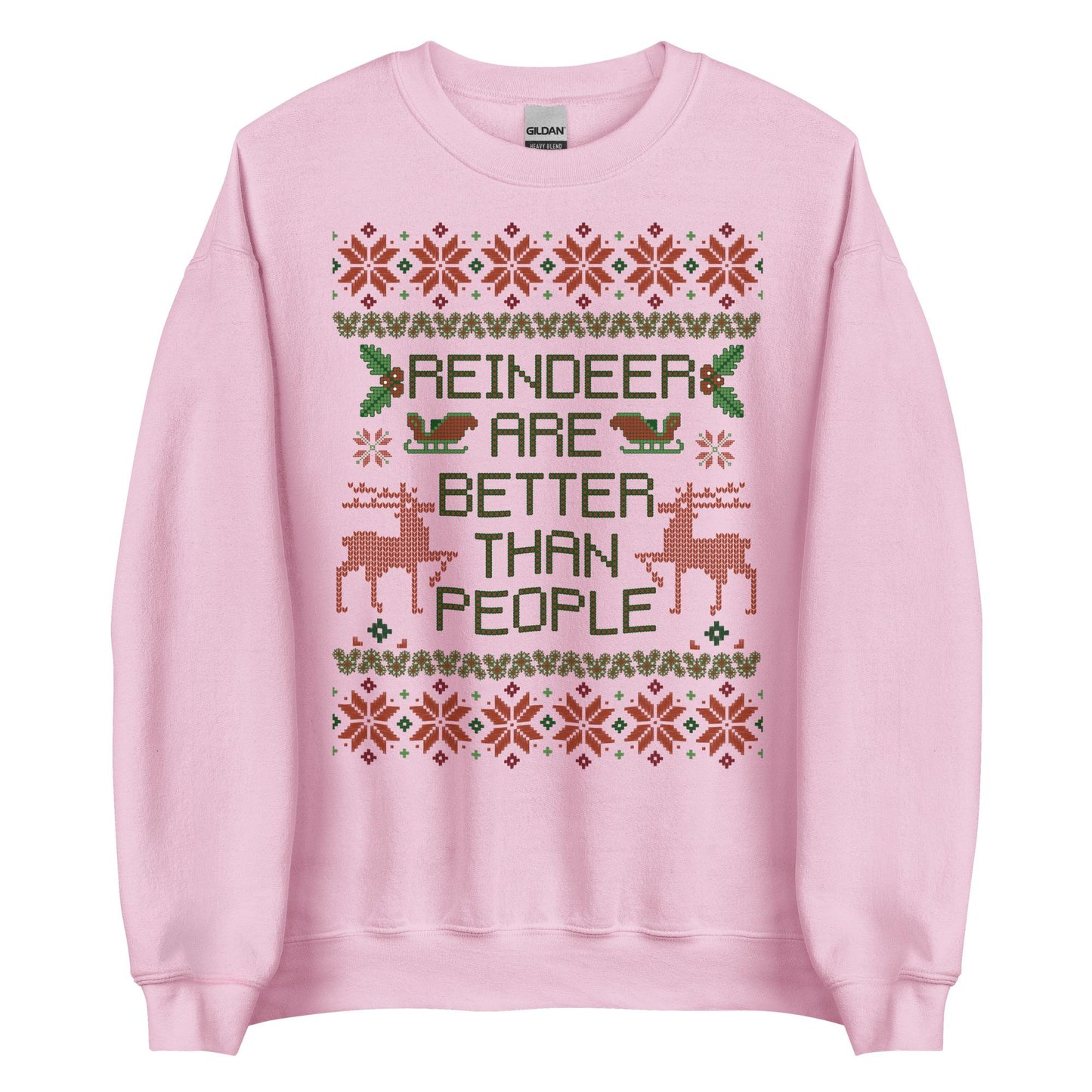 Frozen Christmas Sweatshirt, Reindeer are Better, Disney EPCOT Family Shirt