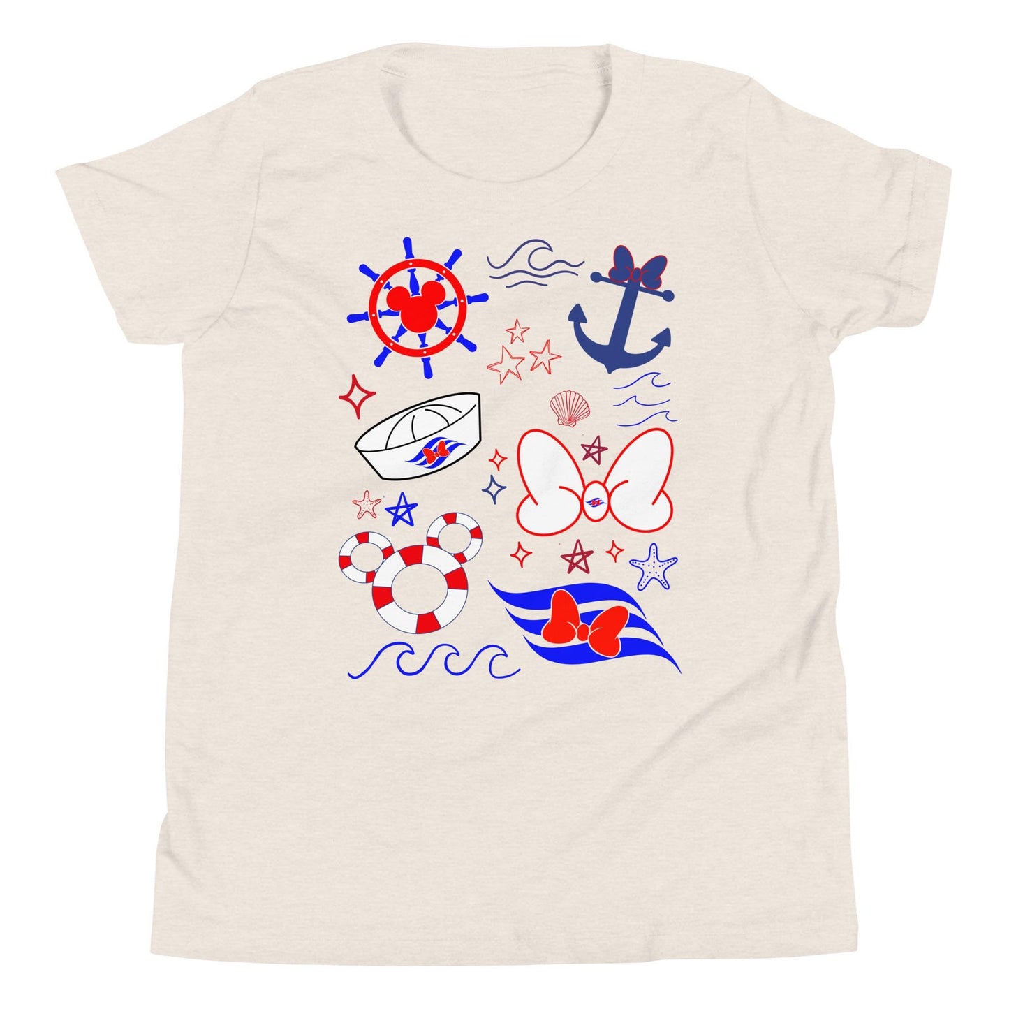Disney Cruise Youth T-Shirt, Family Matching Doodle Design