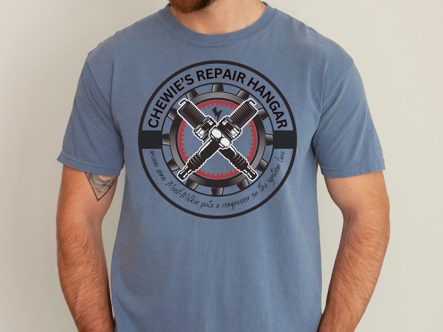Chewie's Repair Hangar Disney T-Shirt, Moof-Milker, Comfort Colors