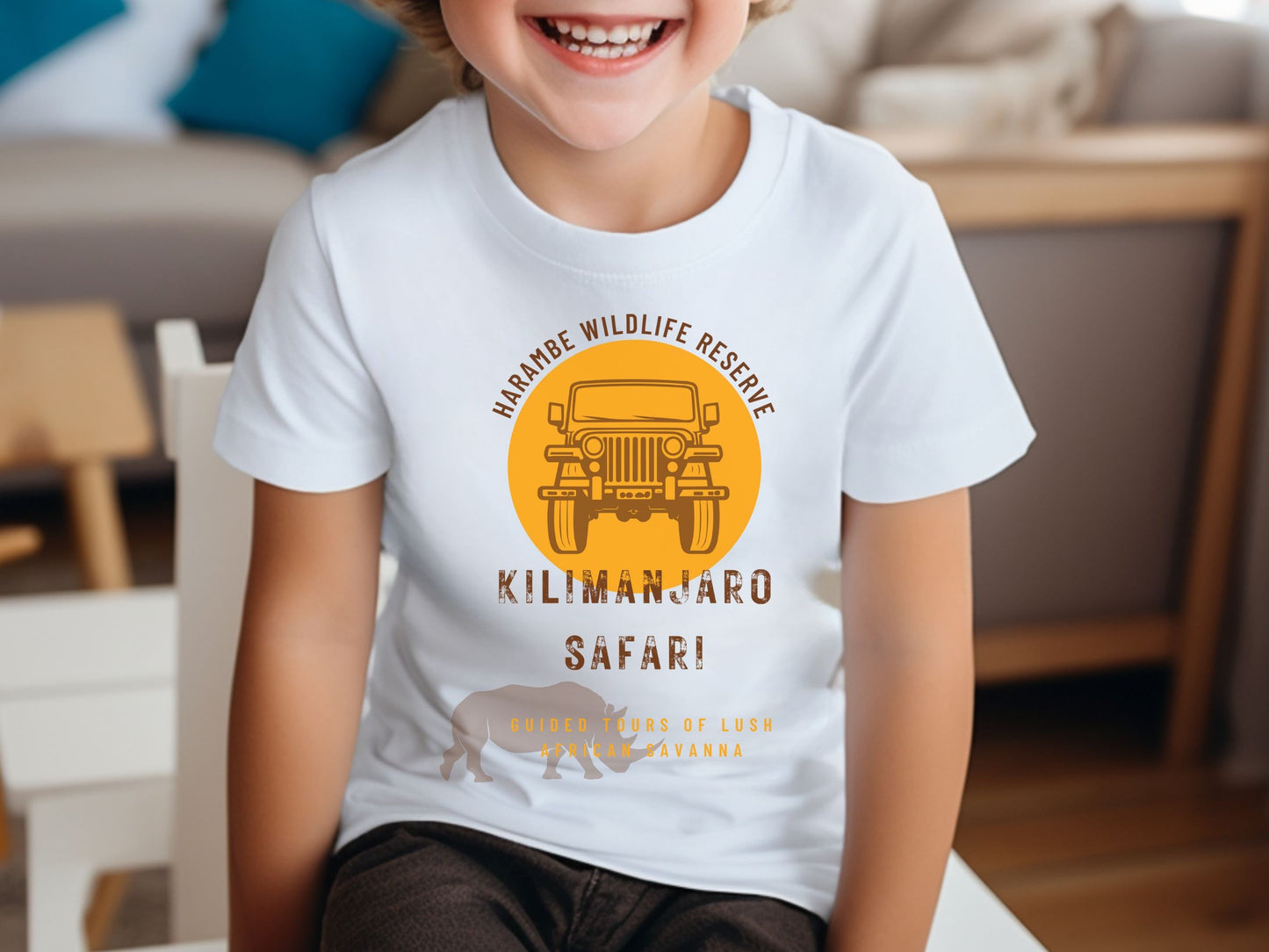 Kilimanjaro Safaris Youth T-Shirt, Subtle Disney Family Shirt