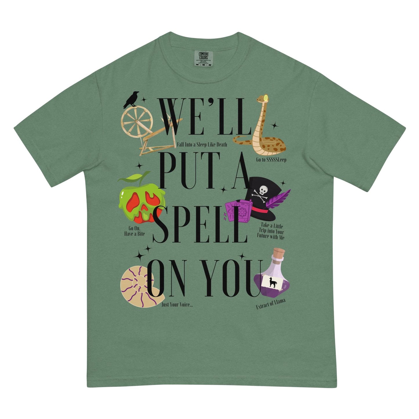 Disney Halloween Villains Shirt, Spooky Comfort Colors Tee