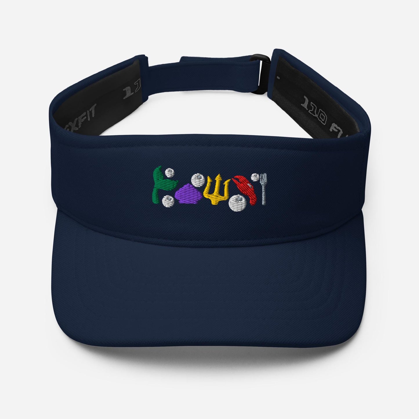 Little Mermaid Embroidered Visor, Subtle Disney Adult Hat