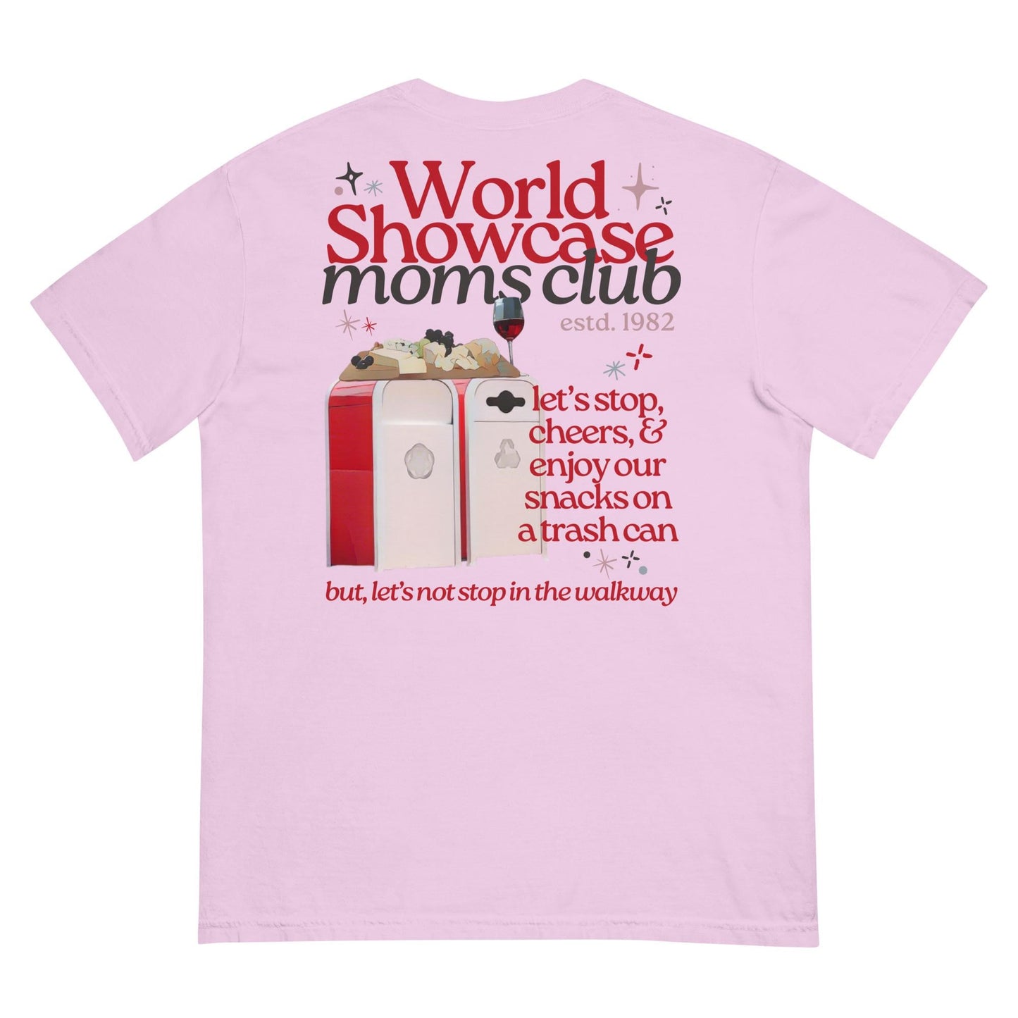 World Showcase Moms Club Comfort Colors Shirt, Funny Disney EPCOT Trip Tee