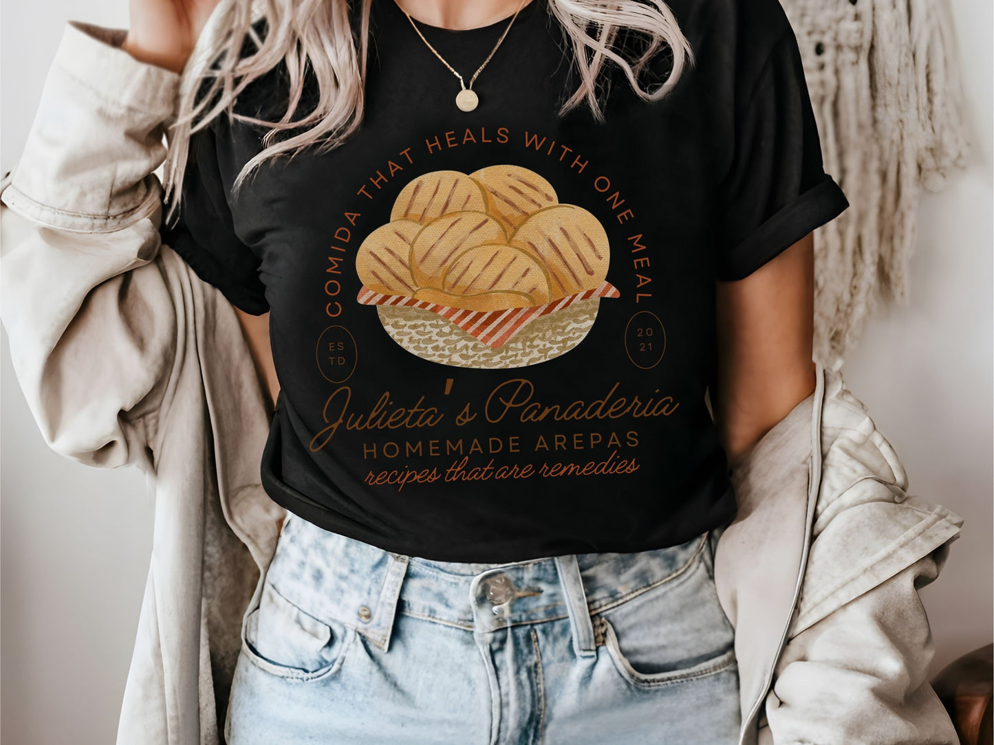 Julieta's Arepas Disney Family Shirt, Encanto Bella Canvas Tee