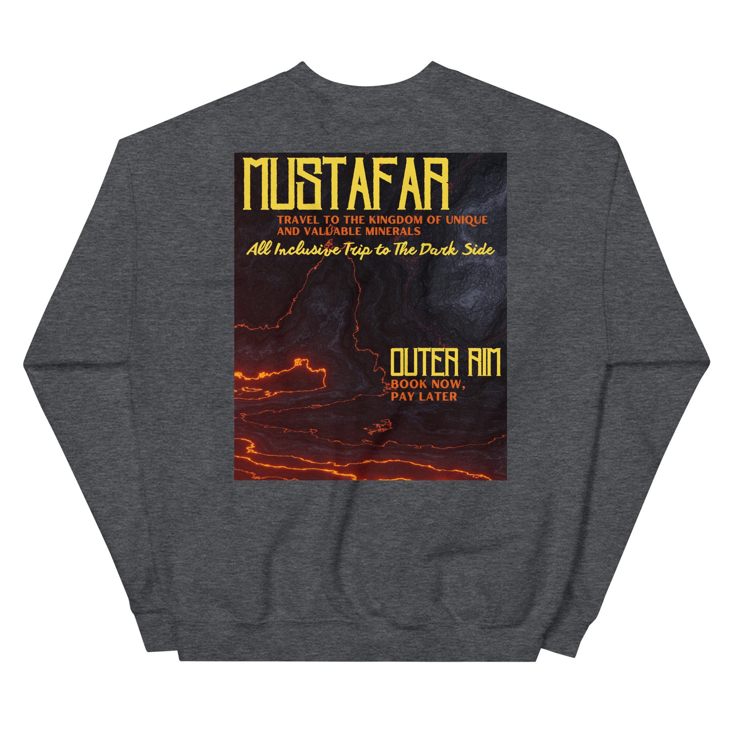 Mustafar Sweatshirt, Dark Side Outer Rim, Matching Family Unisex Crewneck