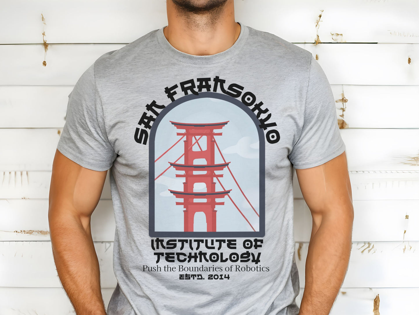 San Fransokyo Institute of Technology Shirt, Subtle Disney Bella Canvas Tee