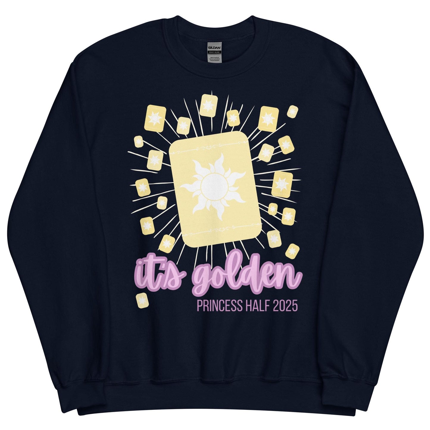 Rapunzel Disney Princess Half Marathon 2025 Crewneck, Run Disney Girls Trip Sweatshirt