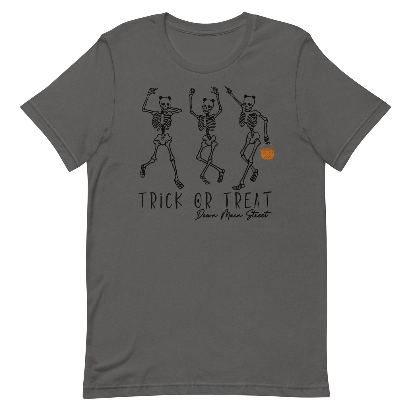 Disney Halloween Shirt, Trick or Treat on Main Street, Bella Canvas Tee