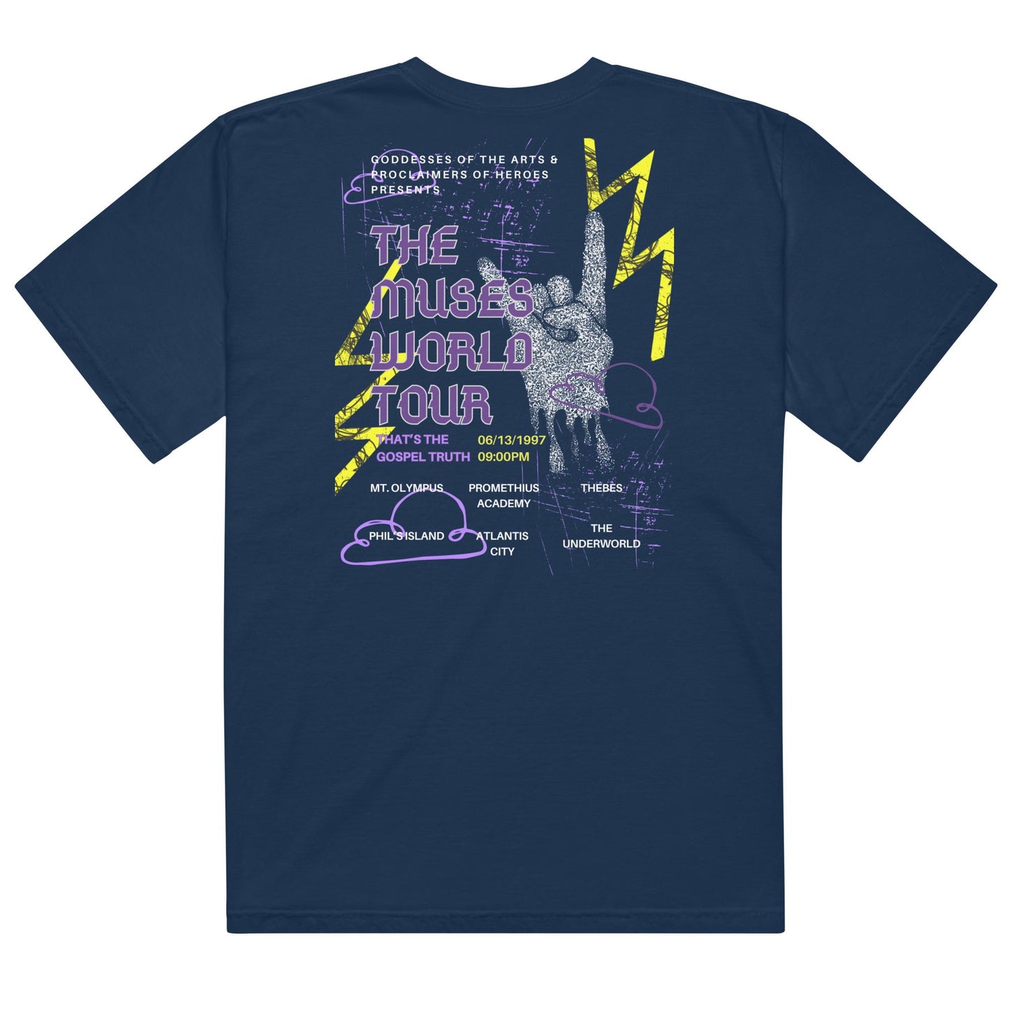Disney Hercules Muses World Tour Comfort Colors Shirt