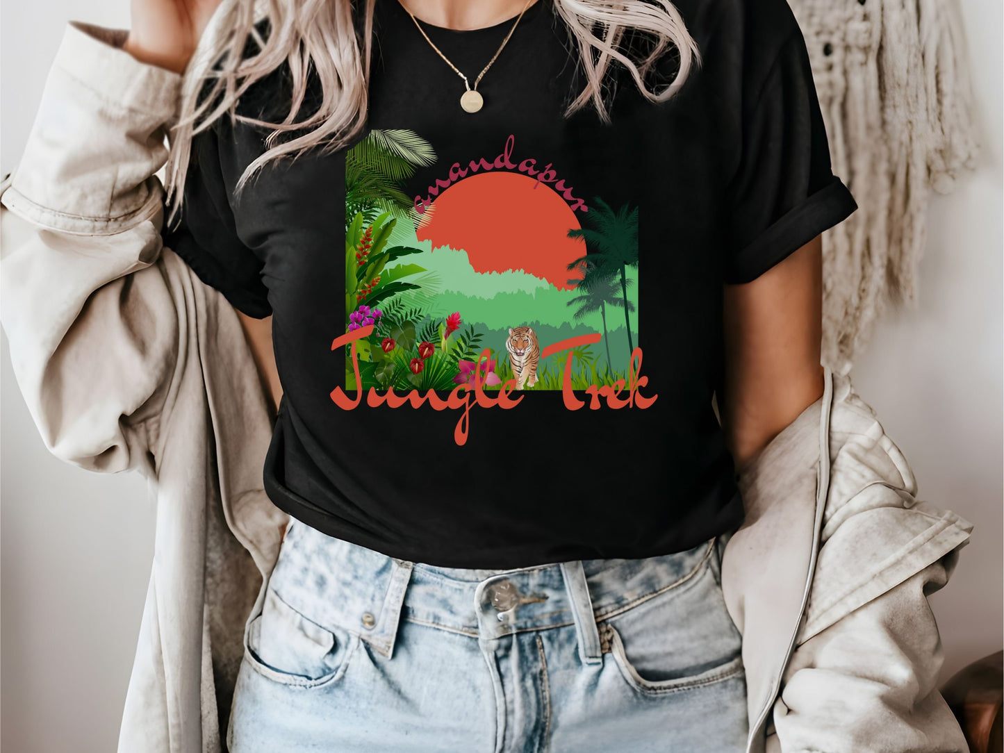 Animal Kingdom Family T-Shirt: Anandapur Jungle Trek Asia Design