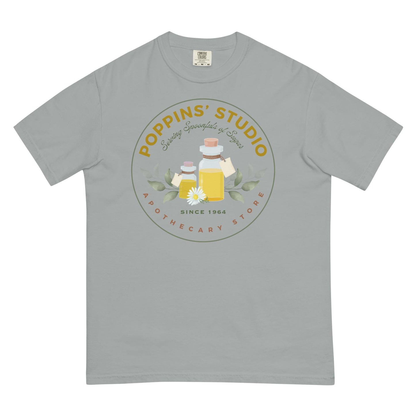 Mary Poppins Apothecary, Disney EPCOT Comfort Colors Garment Dyed Heavyweight T-Shirt, Disney Adult Shirt