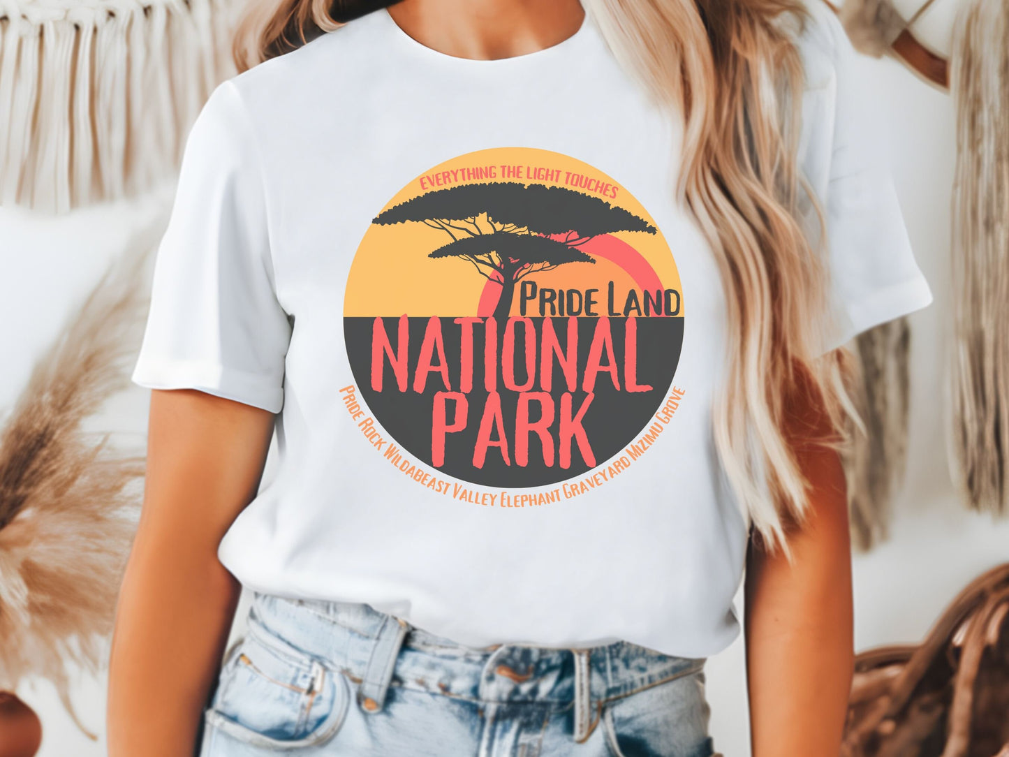 Pride Land National Park Bella Canvas Disney Family Matching Shirt