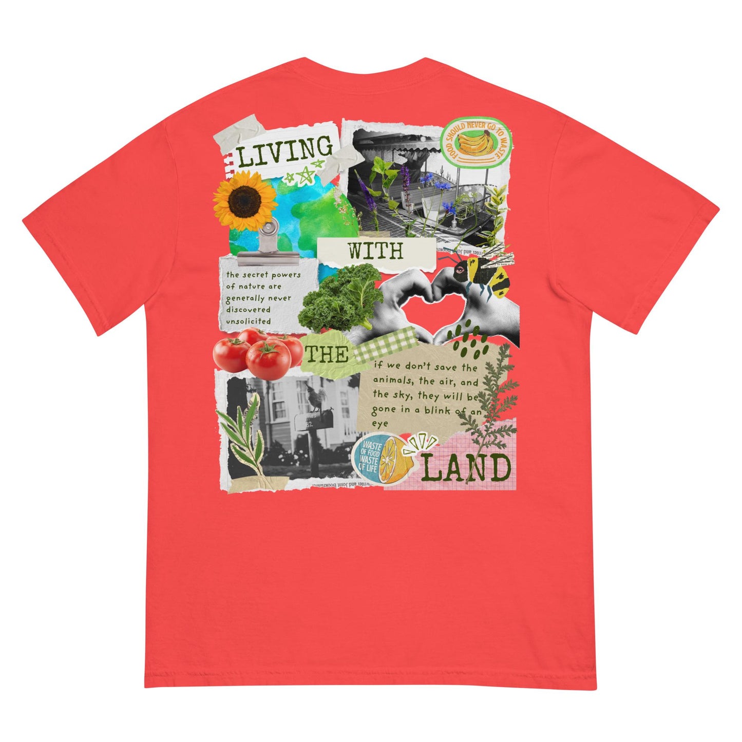 Living with the Land, Only Then Will be Truly Be... Disney EPCOT Comfort Colors Shirt