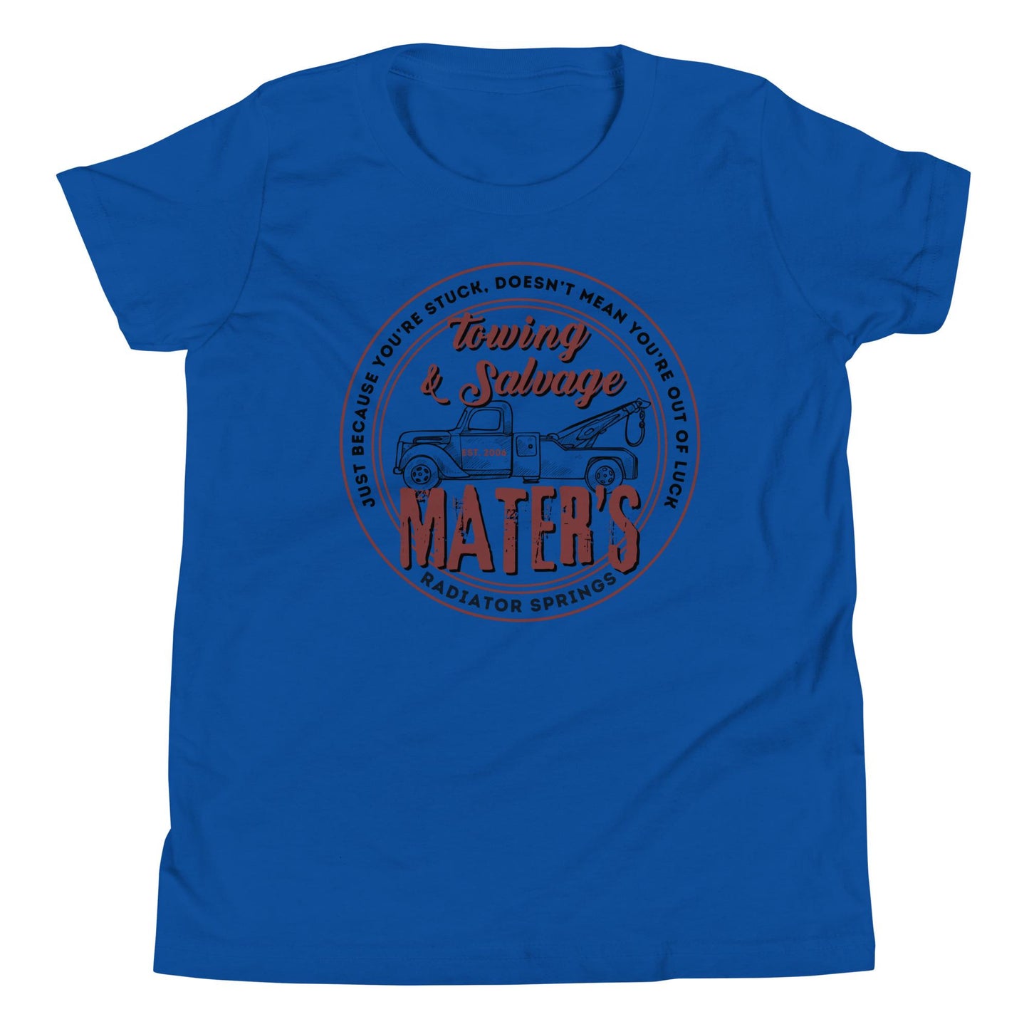 Tow Mater Disney Cars Bella Canvas Youth T-Shirt