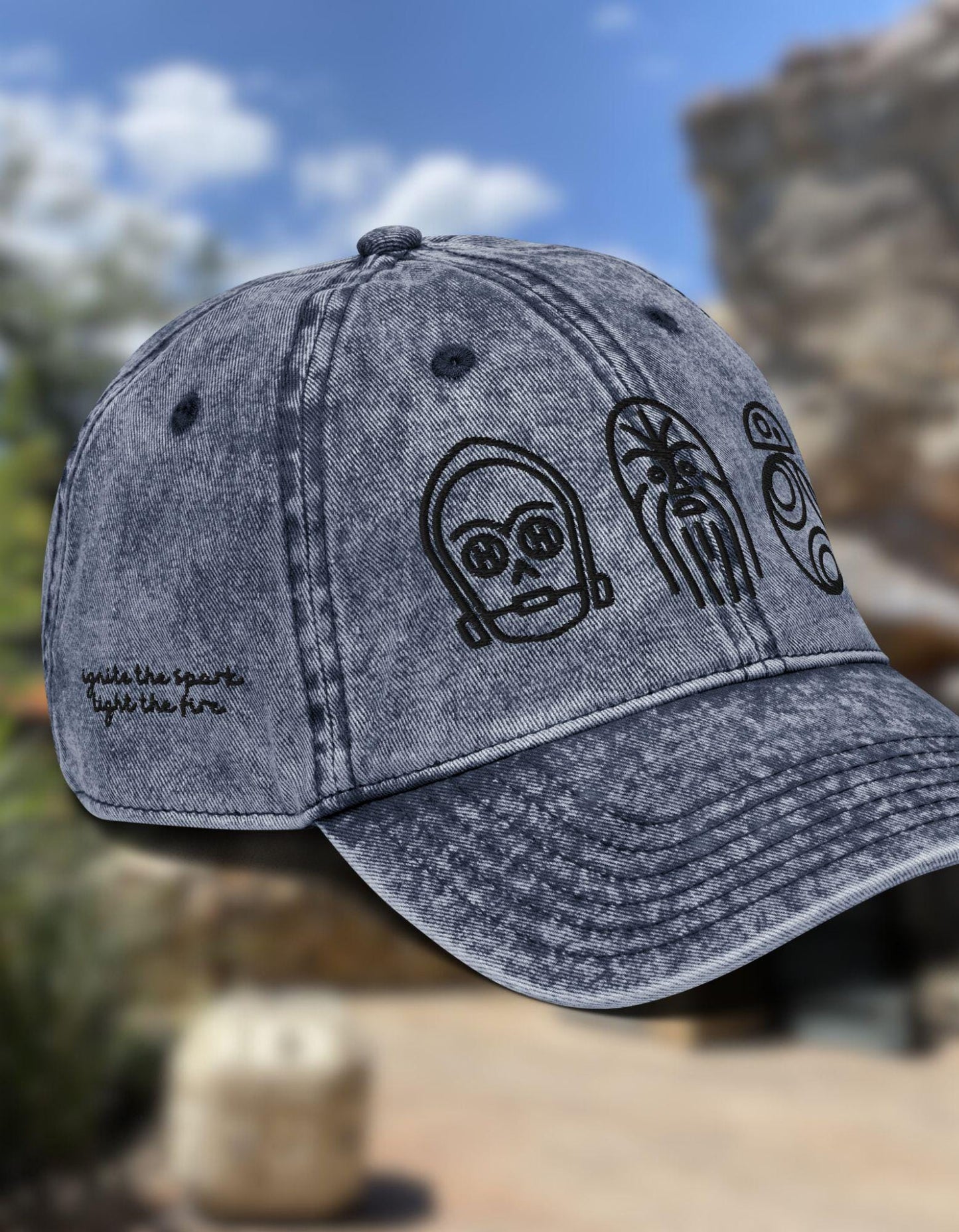 Star Wars Icon Hat: C3PO, Chewbacca & BB8 - Vintage Style