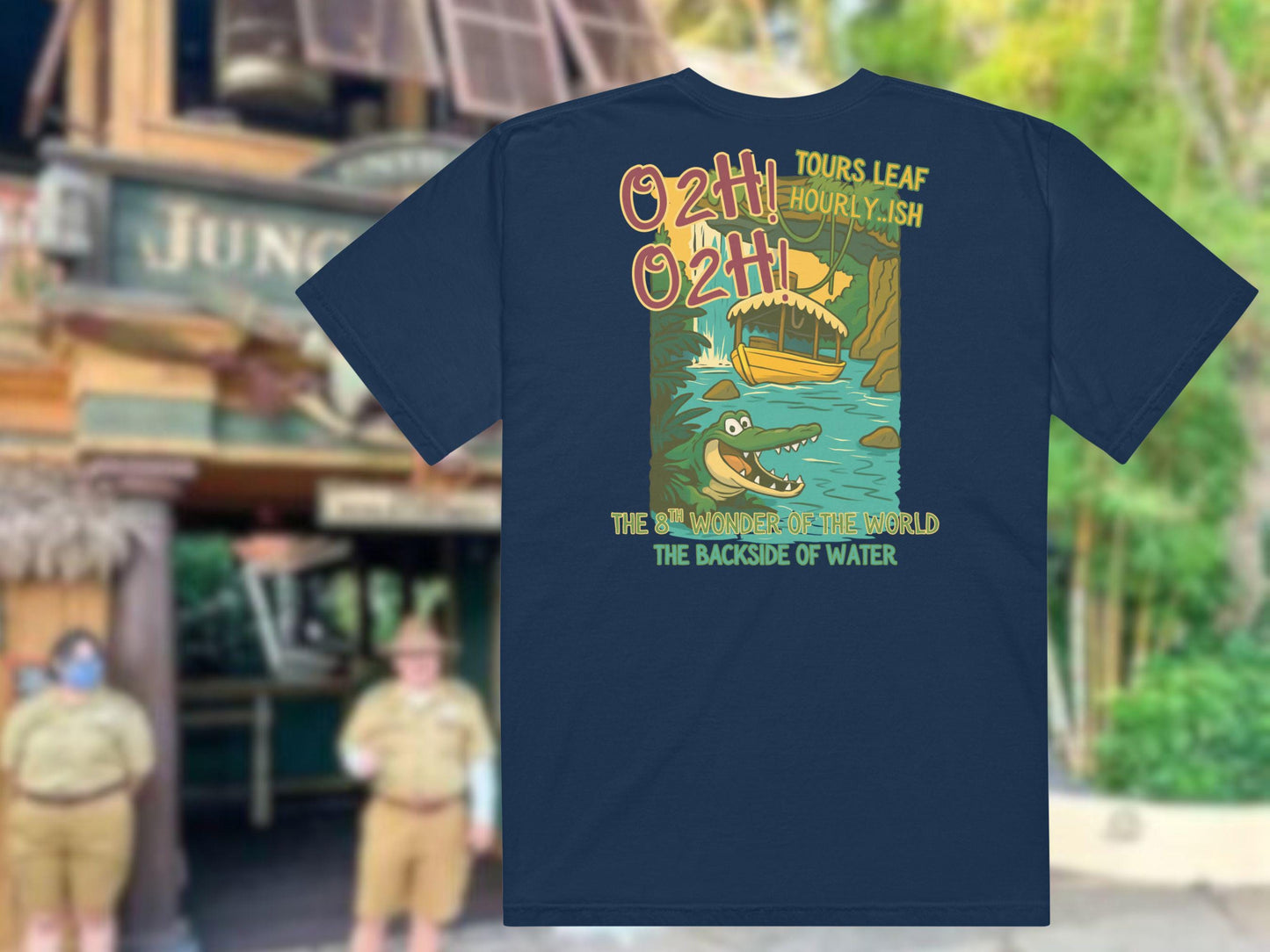 Disney Jungle Cruise Backside of Water Comfort Colors Shirt
